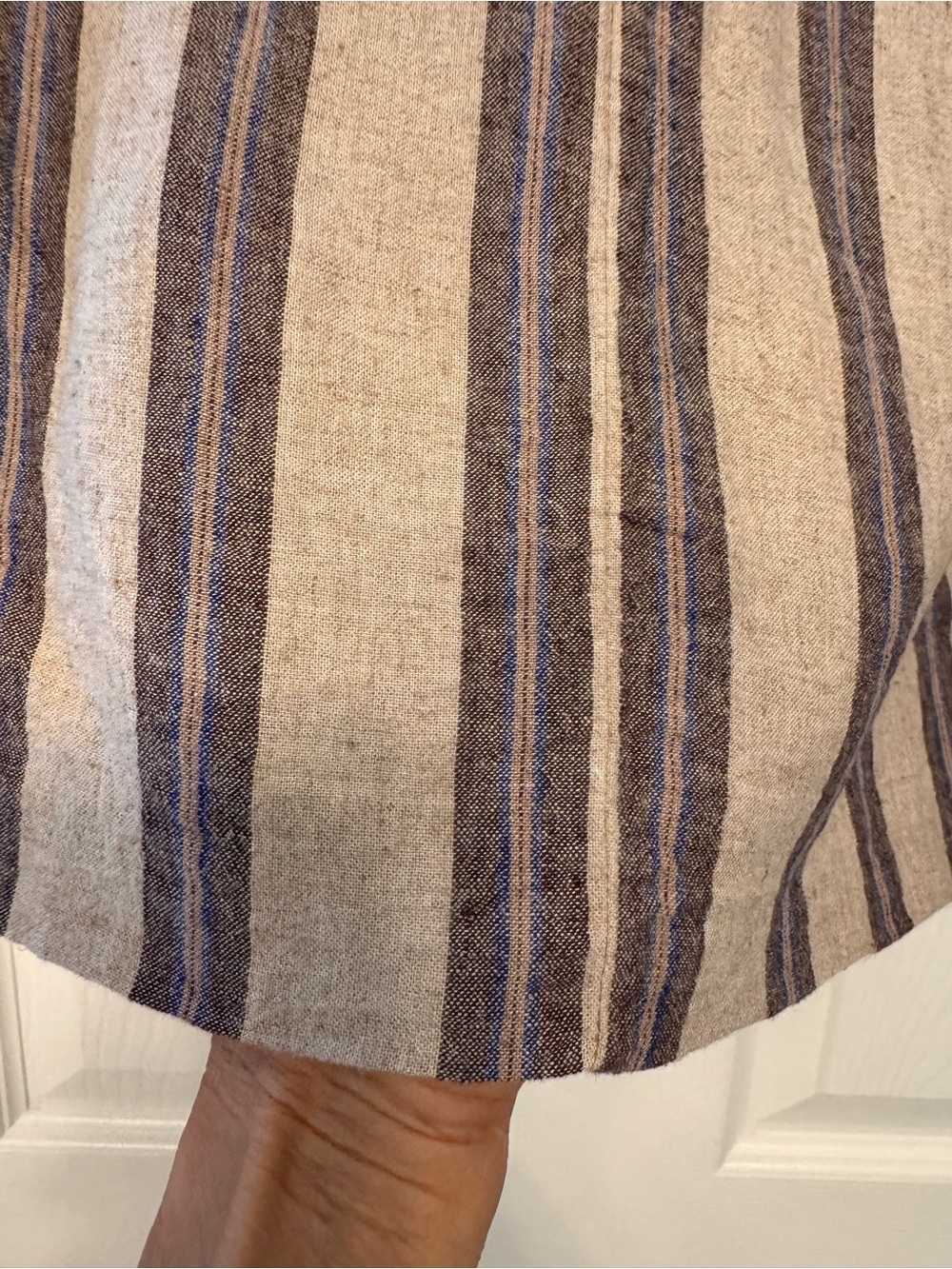 Z Supply Neutral Striped Linen-Blend blazer - Picture 5 of 12